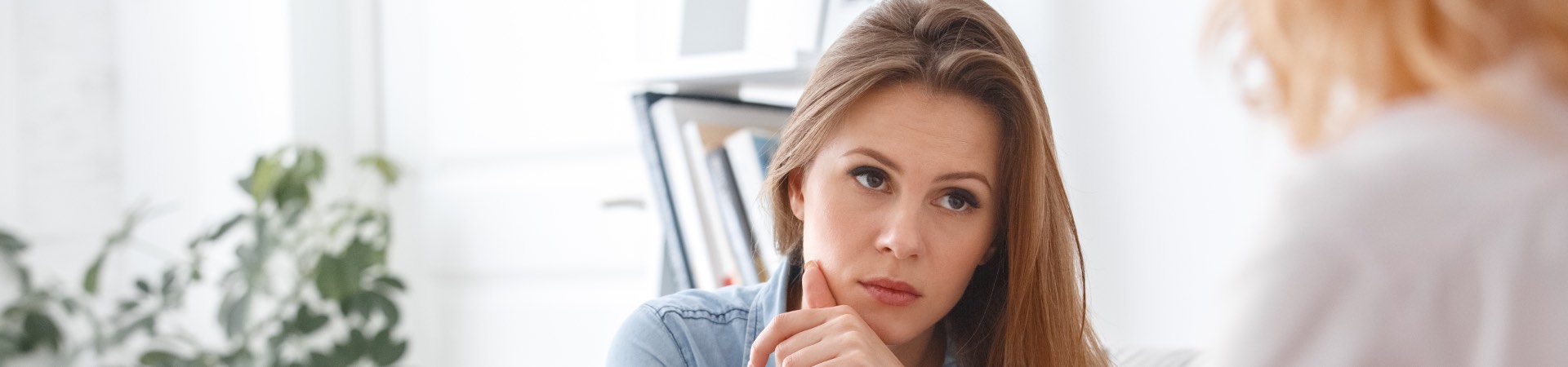 Woman in counseling for anxiety
